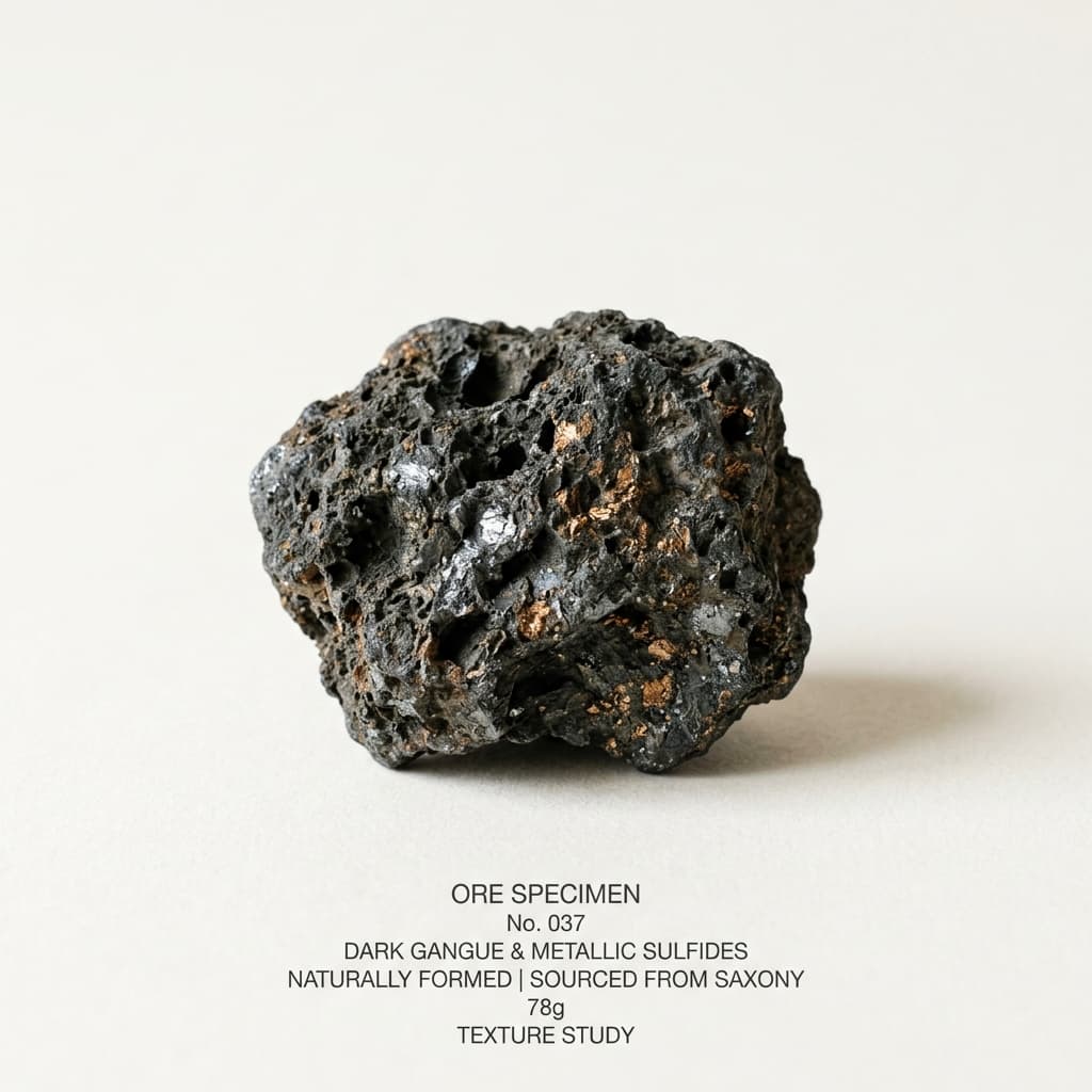 Geological ore specimen representing buried knowledge